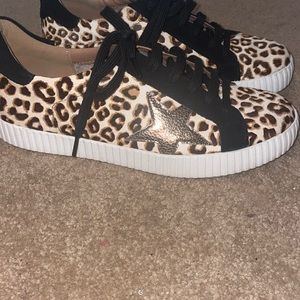 Cheetah print shoes